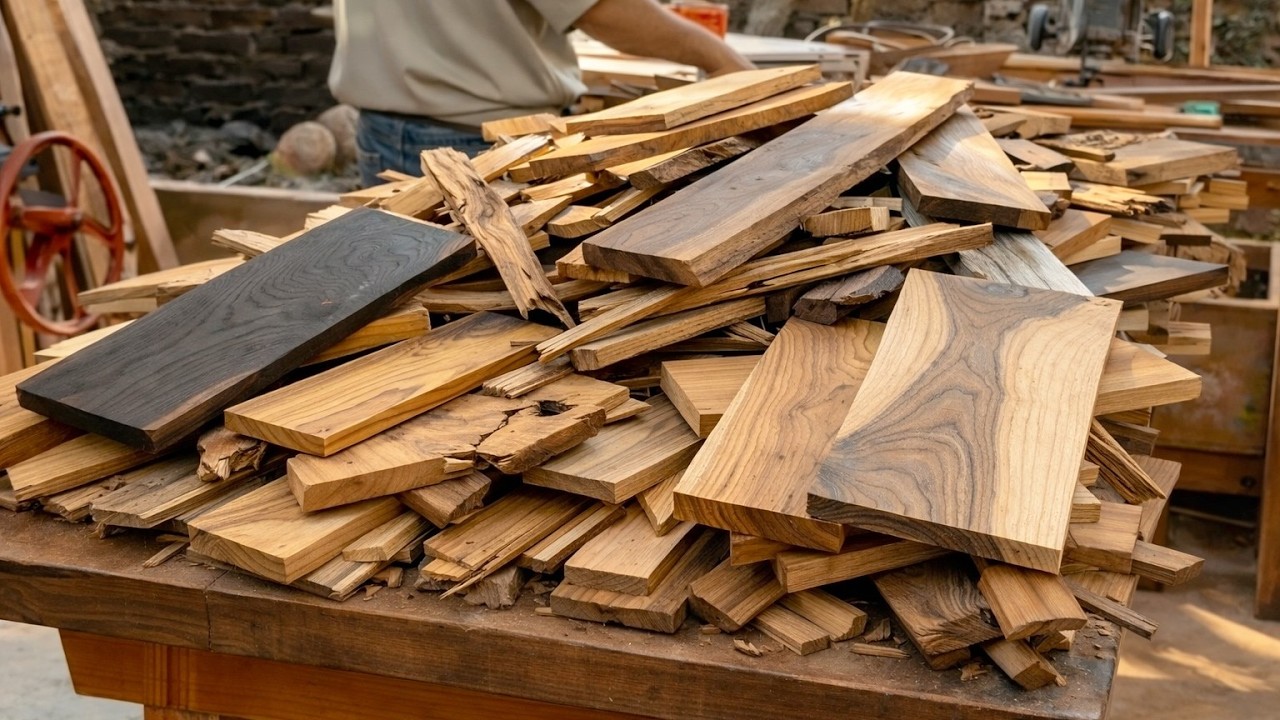 This Was Just Firewood… Until He Saw the Masterpiece Inside
