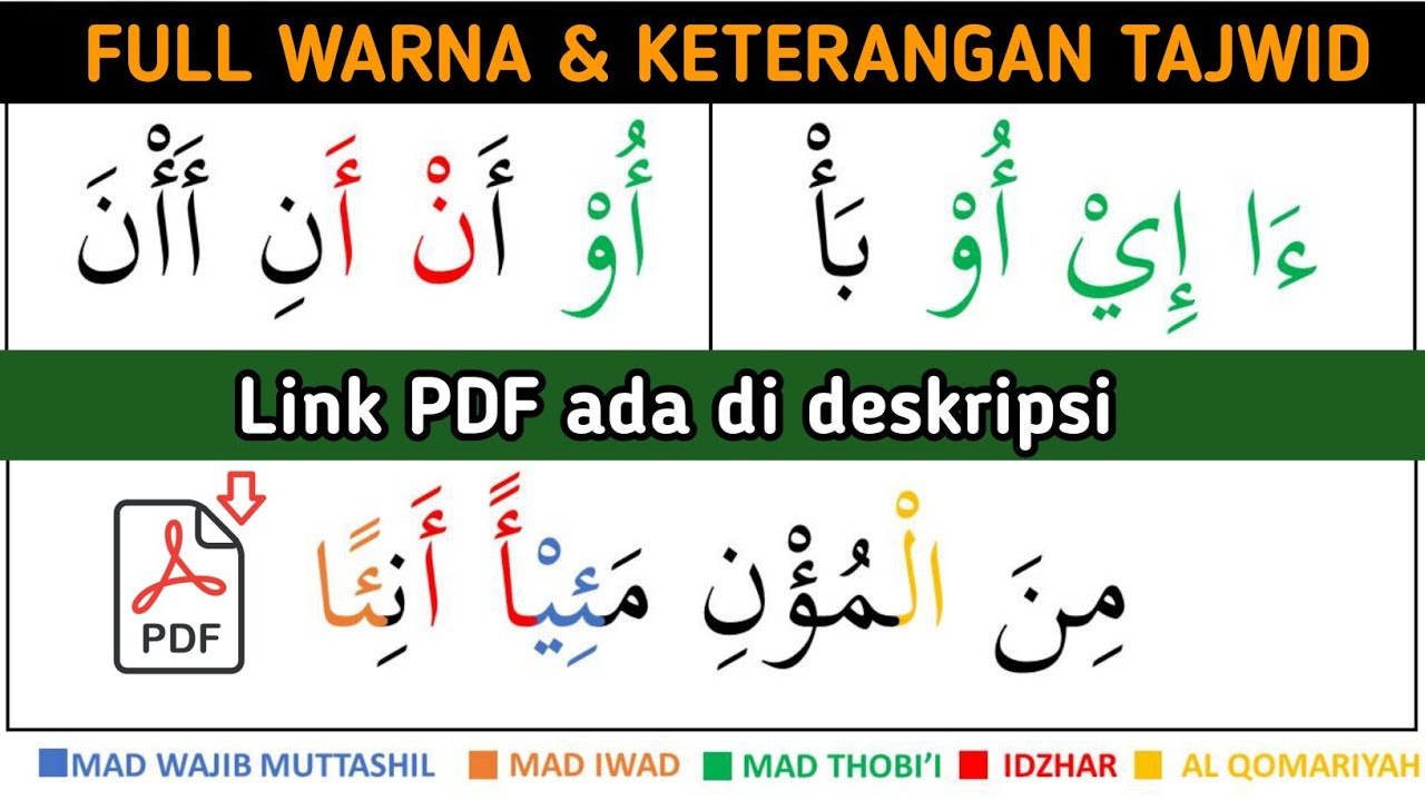 TERBARU!! AIUBA LATIHAN PENGUCAPAN HURUF MENGGUNANAKAN HUKUM TAJWID
