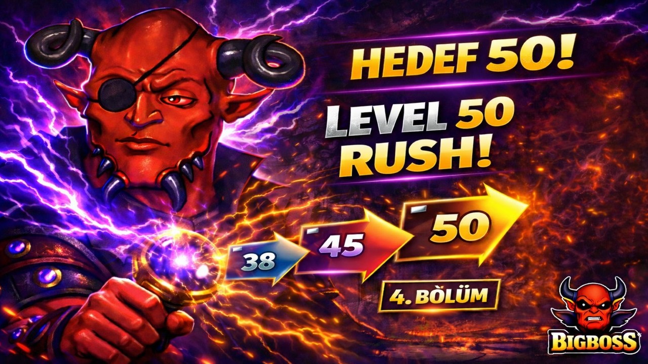 HEDEF 50! ⚡ EPİK ITEMLER İÇİN LEVEL RUSH BAŞLADI! (Bölüm 4)