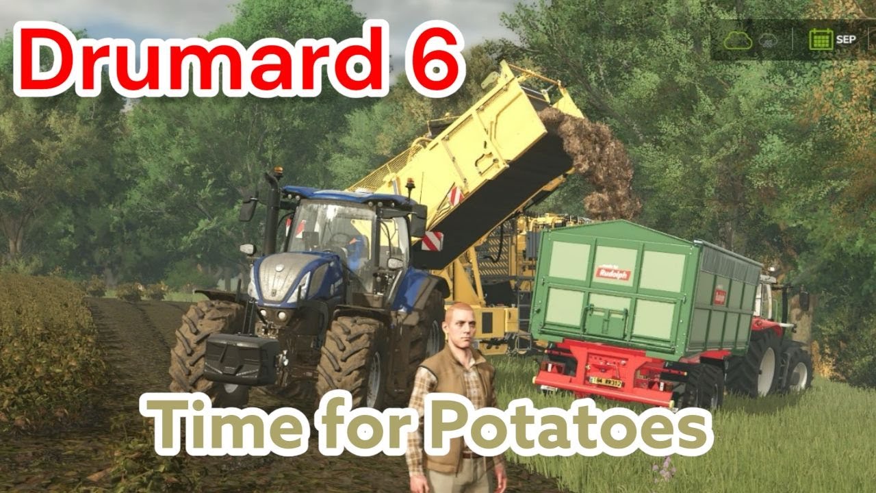 Drumard 6 | Big Potato Harvest & Mowing Grass! 🚜 | FS25