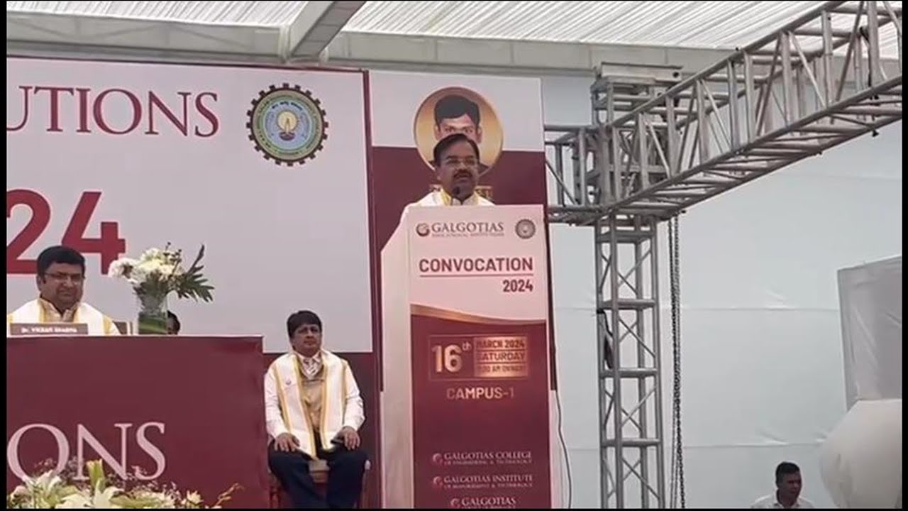Prof J.P Pandey , Vice Chancellor, AKTU । Convocation Address at Galgotias Educational Institutions