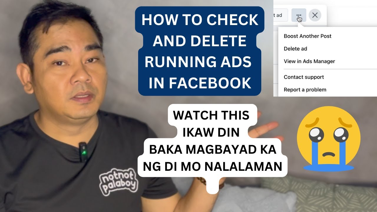 HOW TO DELETE BOOST POST IN FACEBOOK / PAANO TANGGALIN ANG ADS SA FACEBOOK