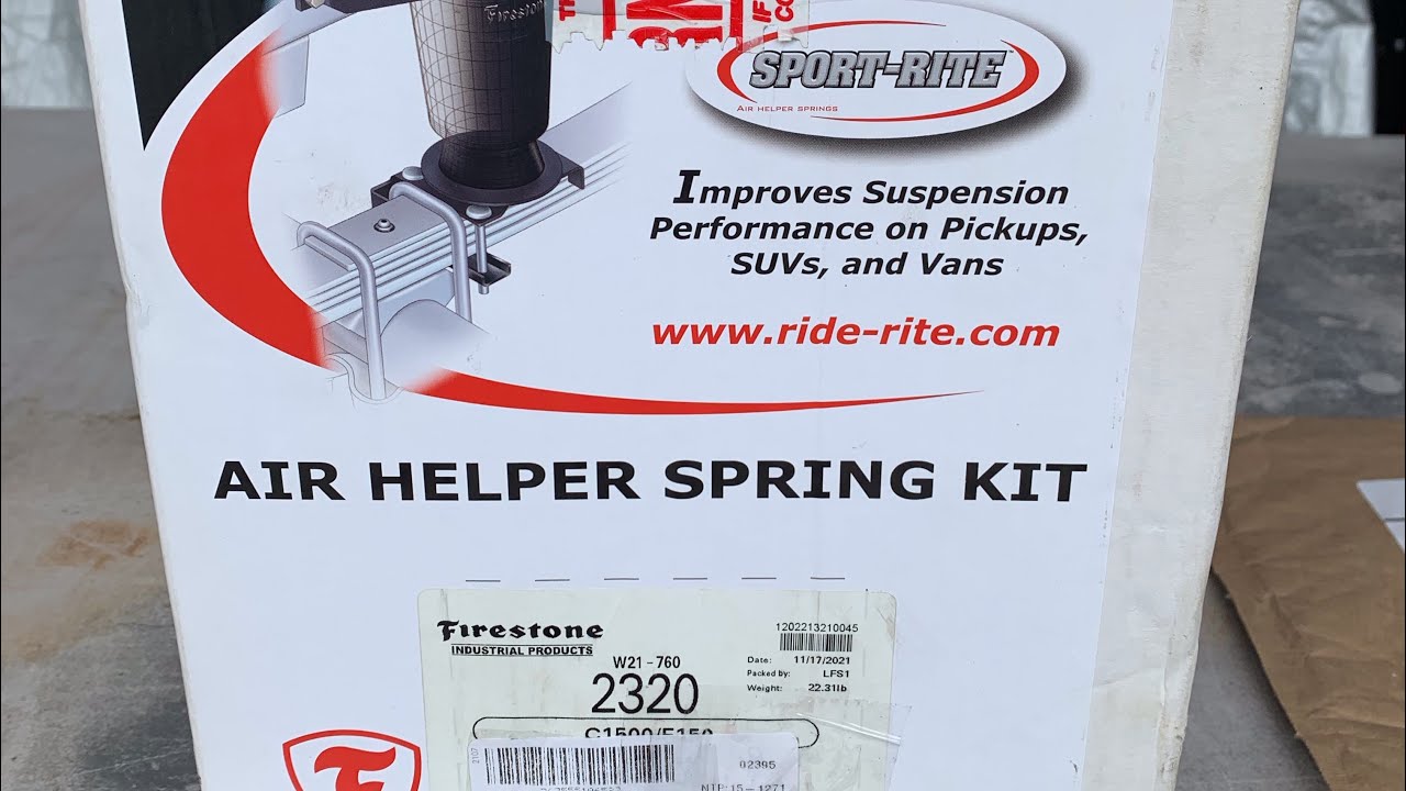 1997-2003 F 150 air bag helper spring kit install