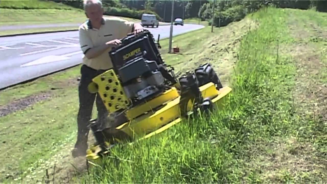 scamper mowers in action