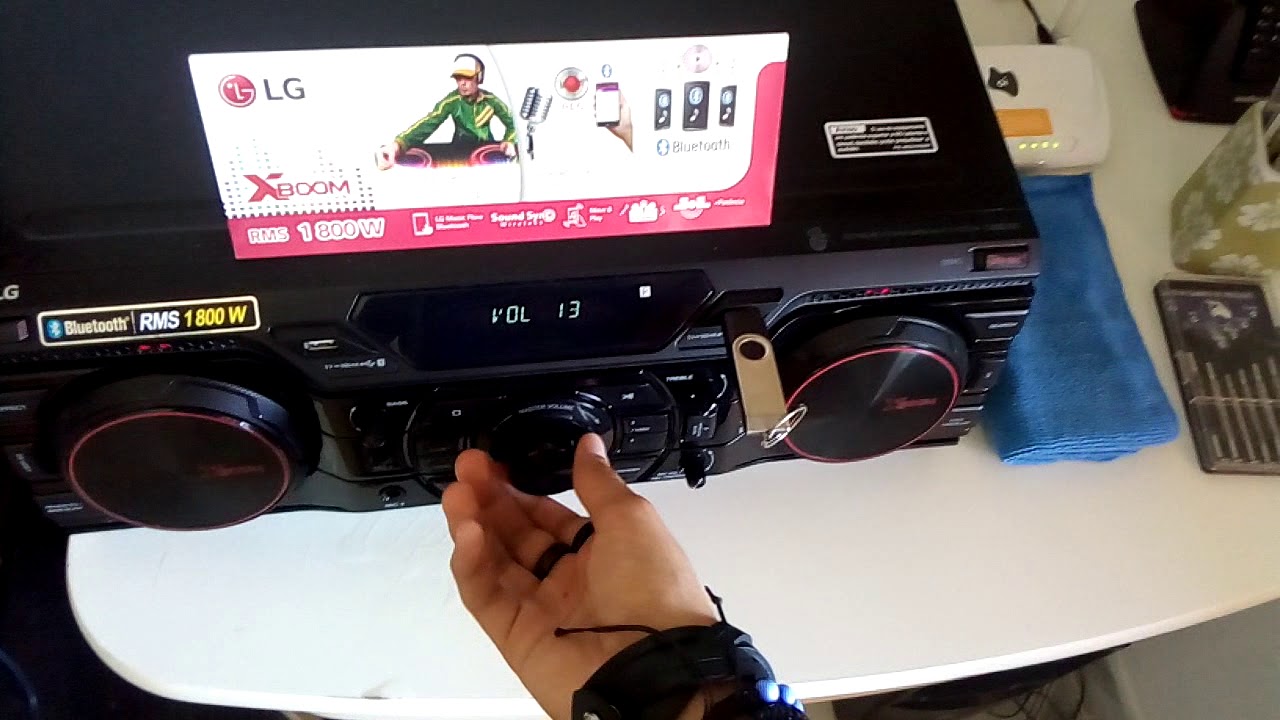 LG Xboom CM8360! Um Bom Som!