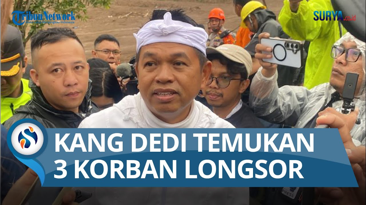 Longsor Bandung Barat, Dedi Mulyadi: Harusnya Hutan Rimbun, Jadi Kebun Sayur Pakai Plastik
