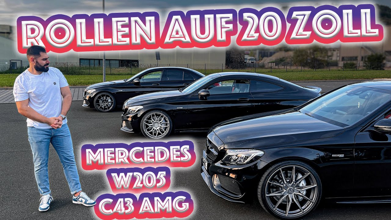 ROLLEN AUF 20 ZOLL: RAD-REIFEN KOMBINATIONEN am W205 C43 AMG + EMPFEHLUNGEN