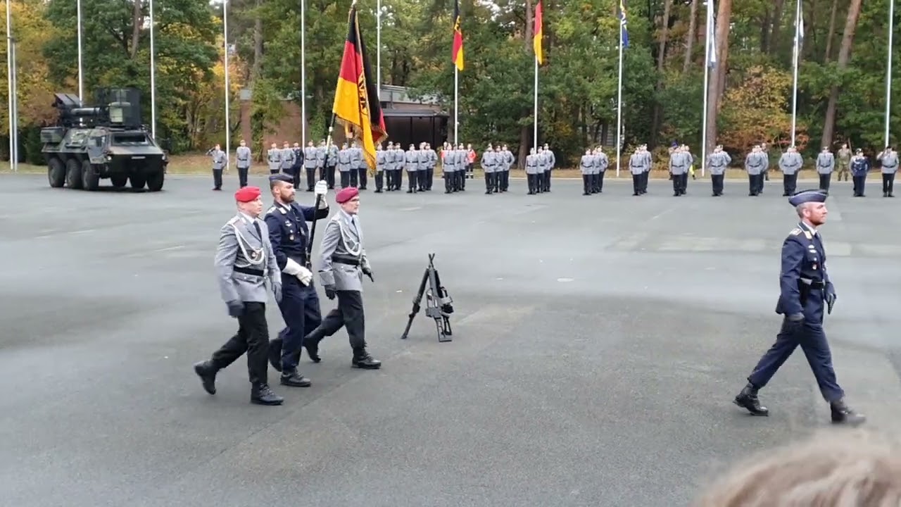 Heimatschutz Niedersachsen Gelöbnis Clausewitz Kaserne Langendamm Nienburg Weser am 21.10.2022