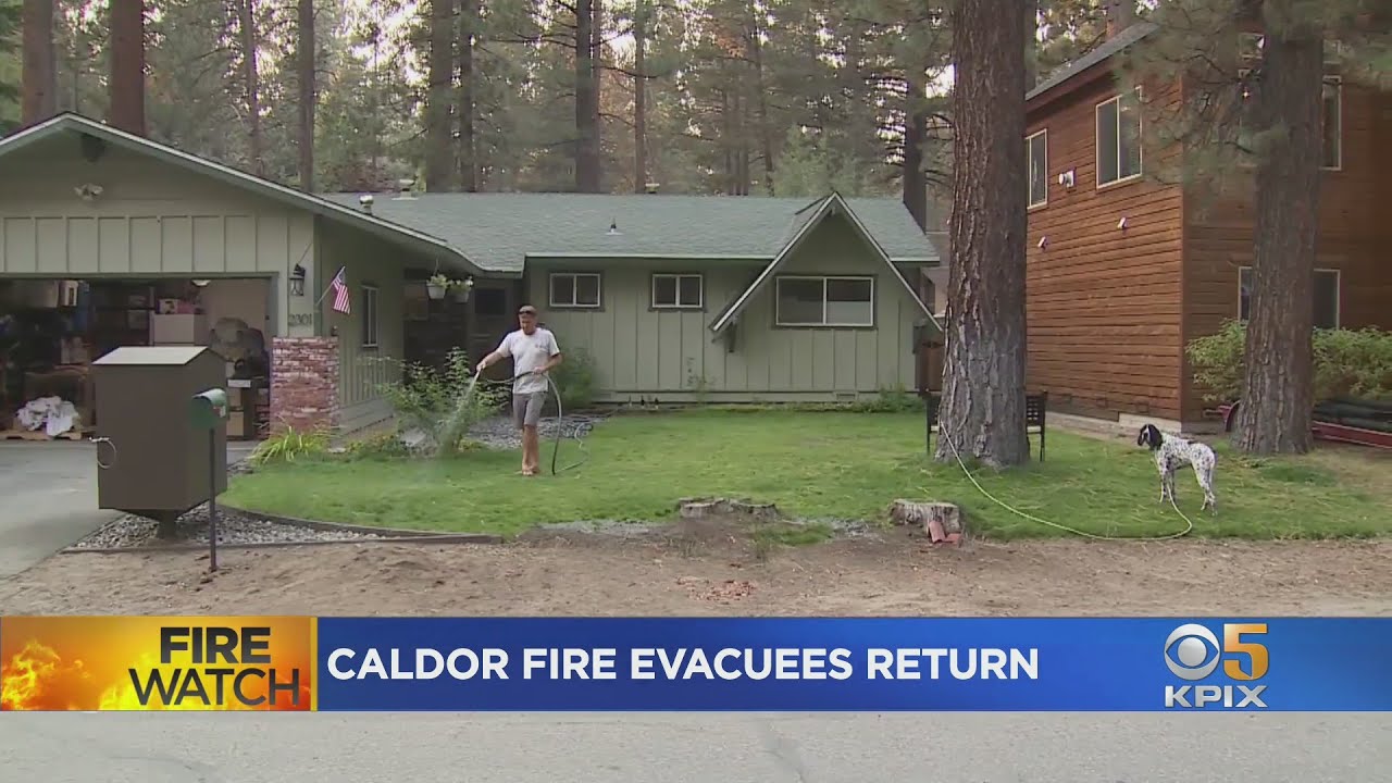 Caldor Fire Evacuees Return Home To South Lake Tahoe