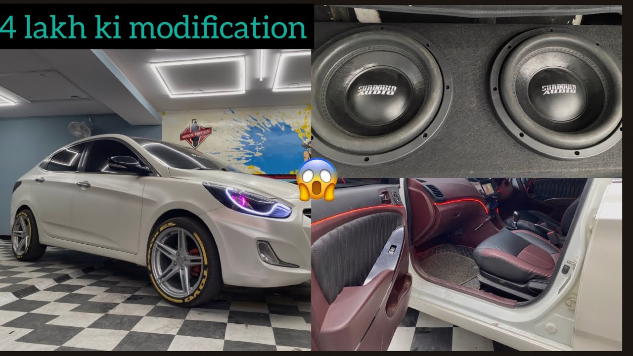🔥Hyundai Verna fluidic🔥Full modified ये क्या करवा दिया😱😱 || Interior🔥|| लाउड म्यूजिक सिस्टम🔥❤️