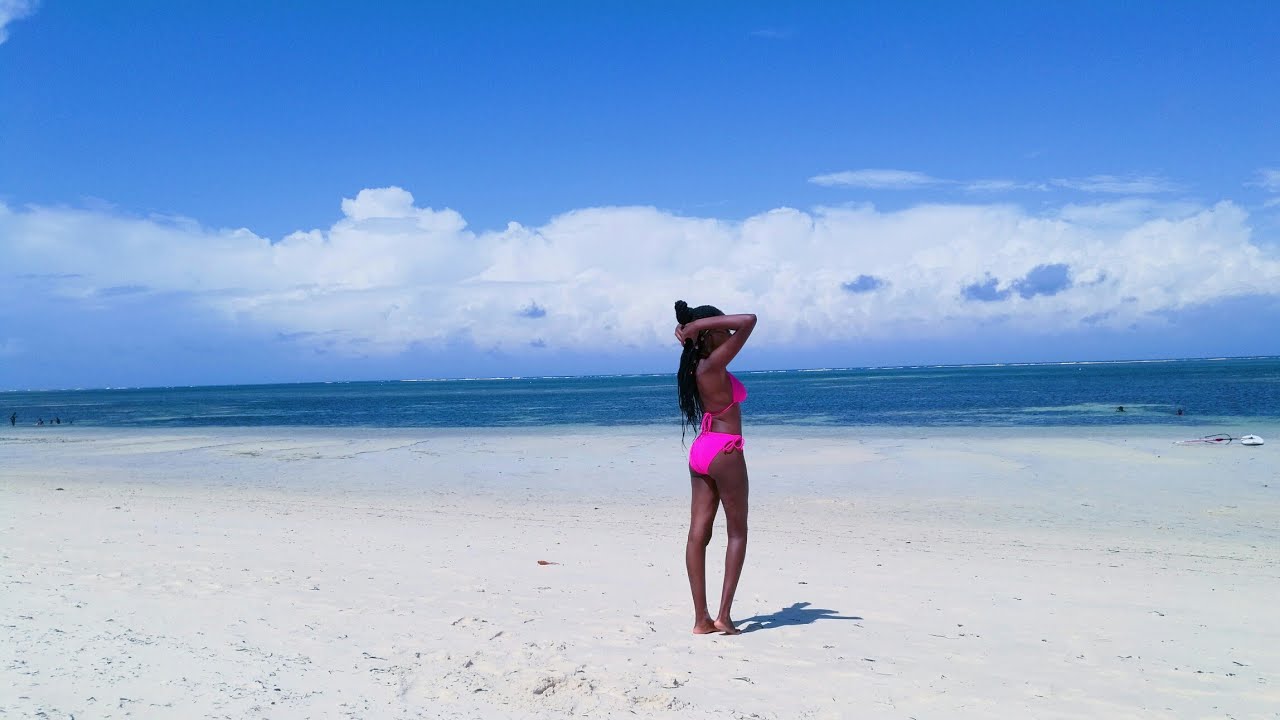 A Beautiful Beach In Mombasa, Kenya