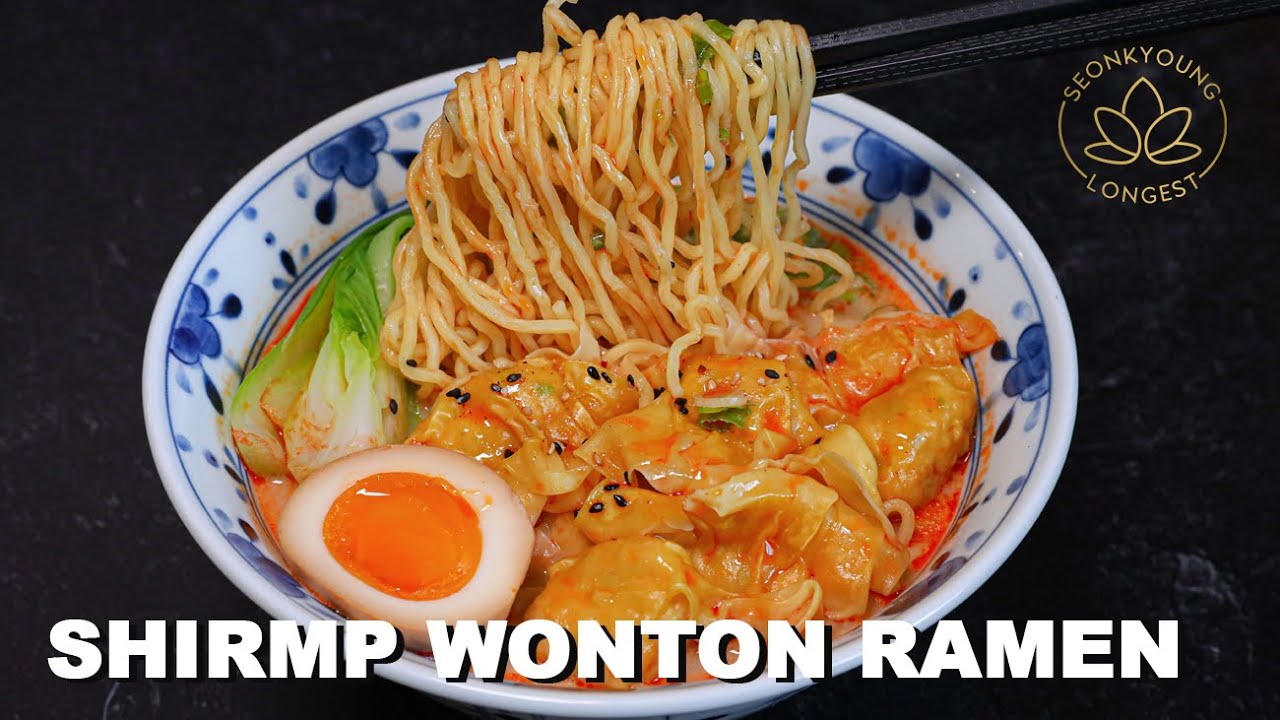 Shrimp Wonton Ramen Recipe at Home | How to Make Shrimp Ramen Better 🦐🍜
