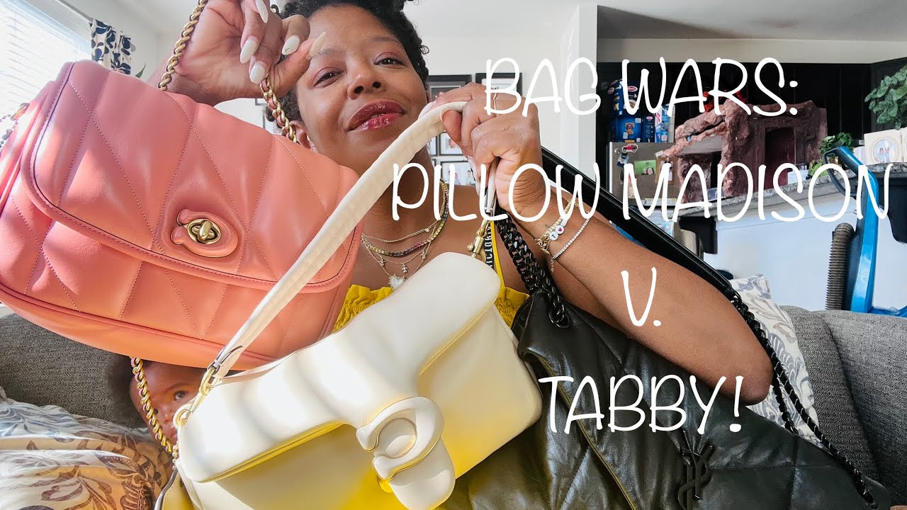 Bag Wars! Coach Pillow Madison v. Tabby v. YSL Puffer