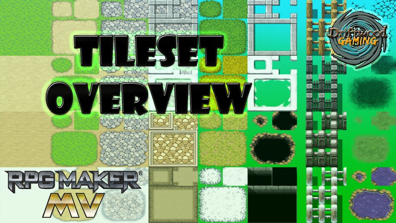 RPG Maker MV Tutorial - Tileset Overview - How to get the most out of your default Tilesets - RPGMMV