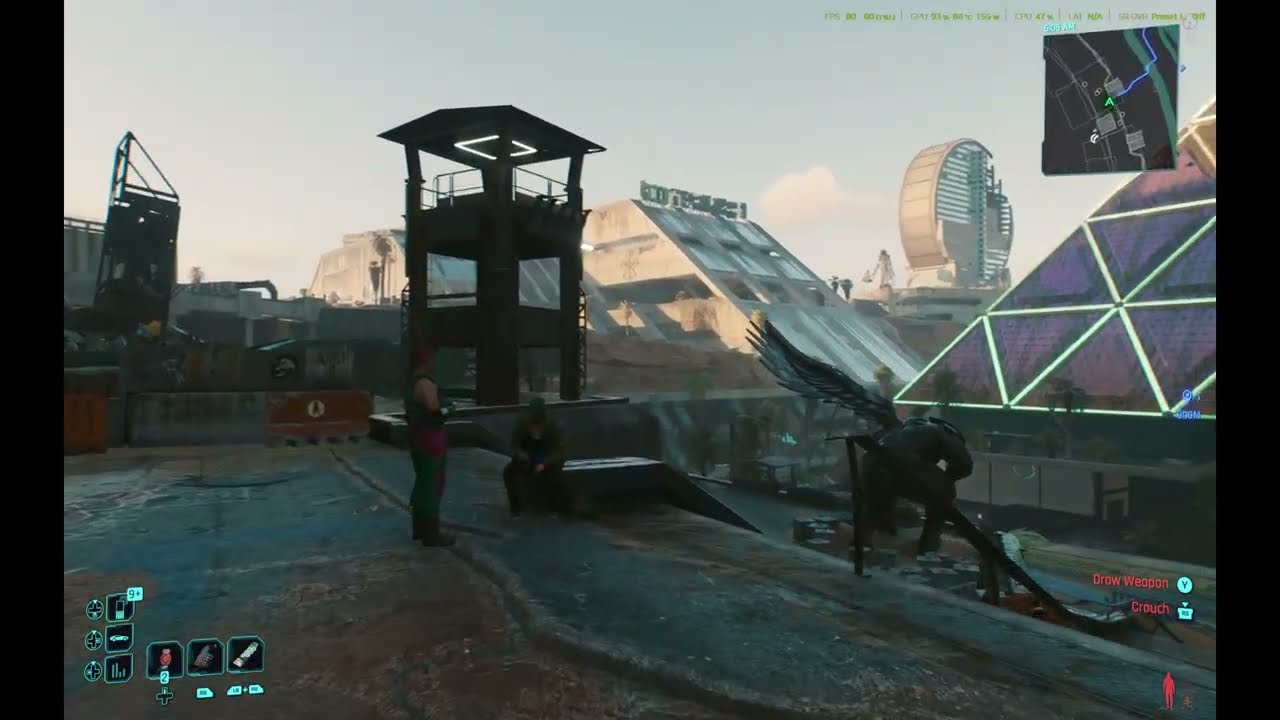 Cyberpunk 2077 DLSS 4.5 1600p Ultra Performance Test on RTX 5080 Laptop