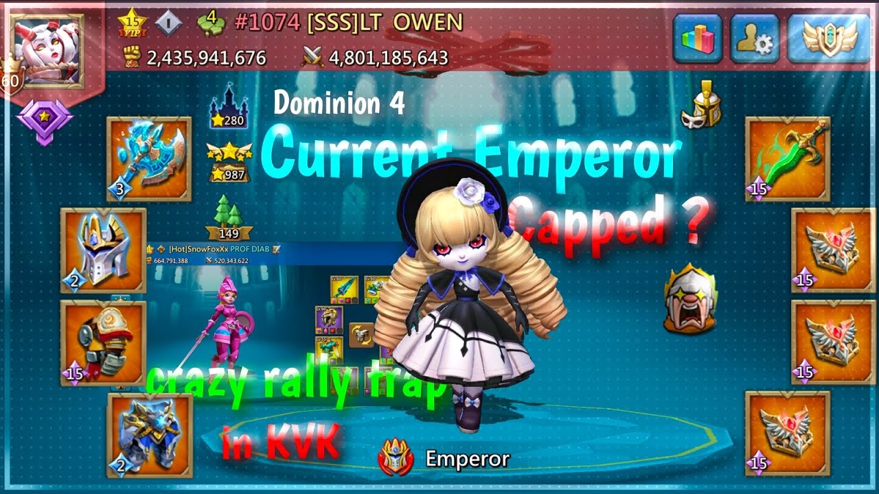 Rally Trap in action KVK 💥 |Emp and Baron capped !? |Lords mobile |ErenLM