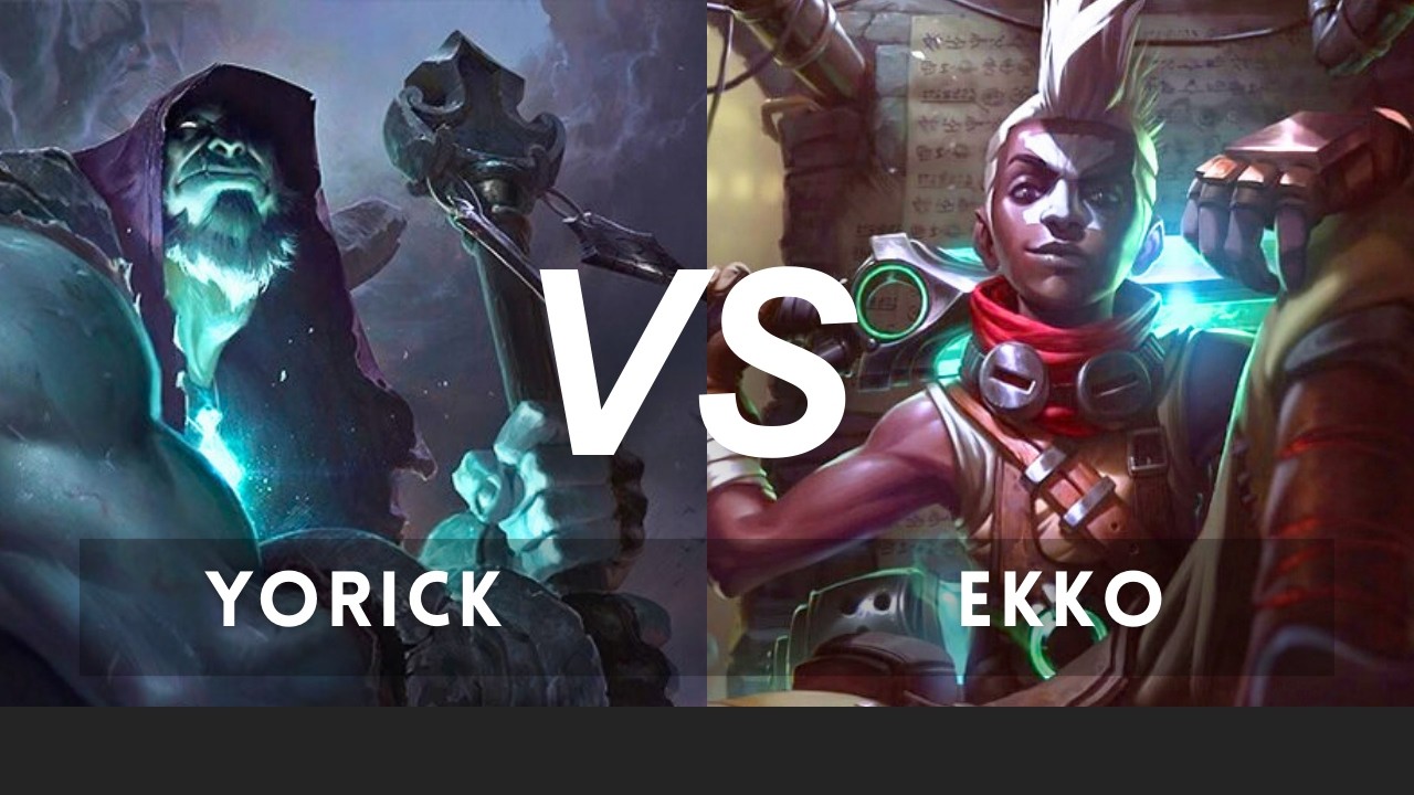 HE CAN BURST YOU WHEN YOU'RE LOW | Yorick VS Ekko