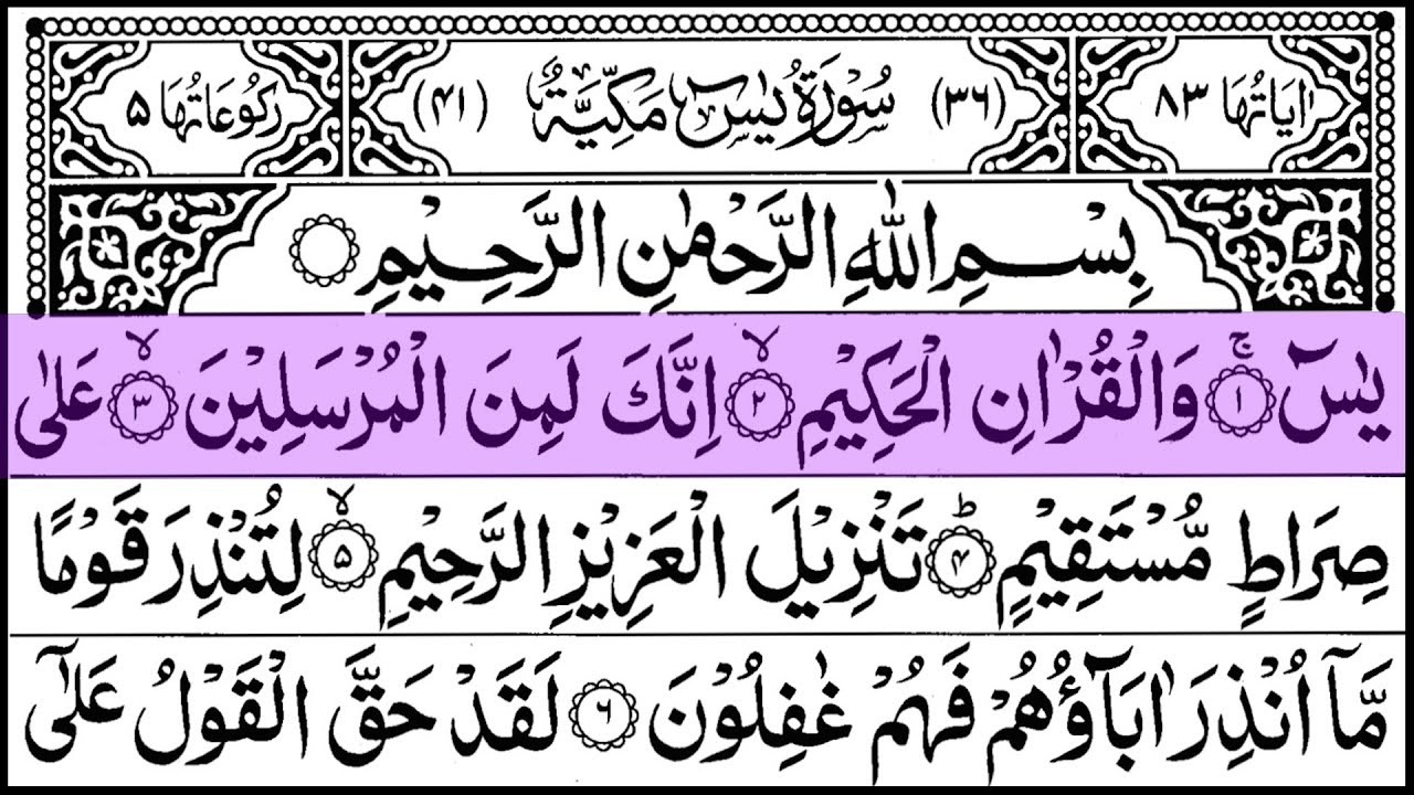 Surah Yasin (سورة يس)Surah Rahman (سورة الرحمن) |Full with Arabic Text। Alaa Aqel।Ep024