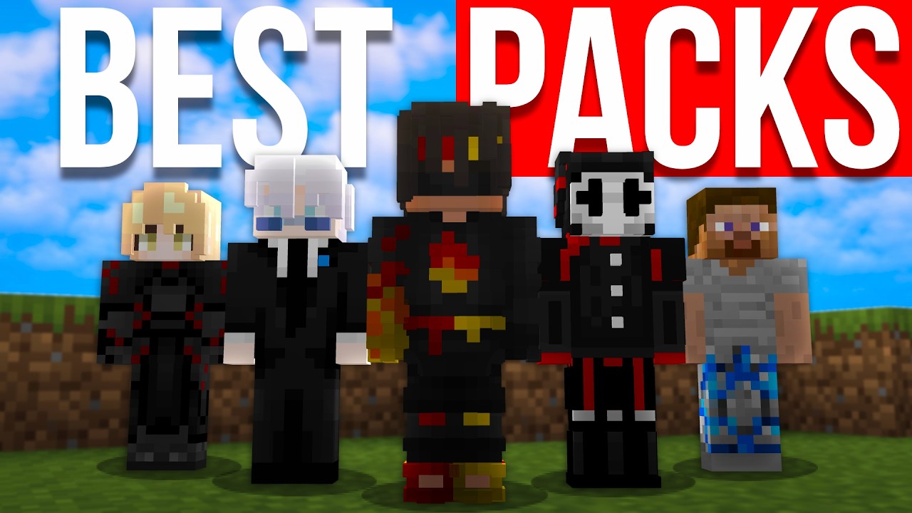 Top 5 BEST Minecraft Youtuber Texture Packs