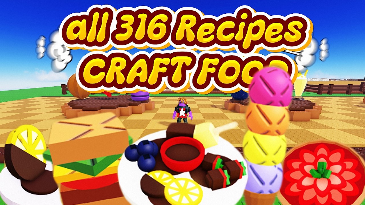 316 Recipes CRAFT FOOD (With A to Z TImestamps)