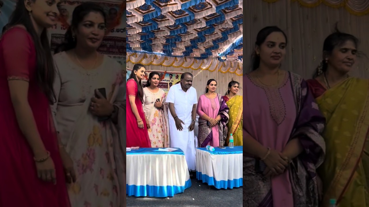 Humble Politician Kumaranna🥰❤️ #hdkumaraswamy #kannadasongs #karnataka #dkshivakumar #modi