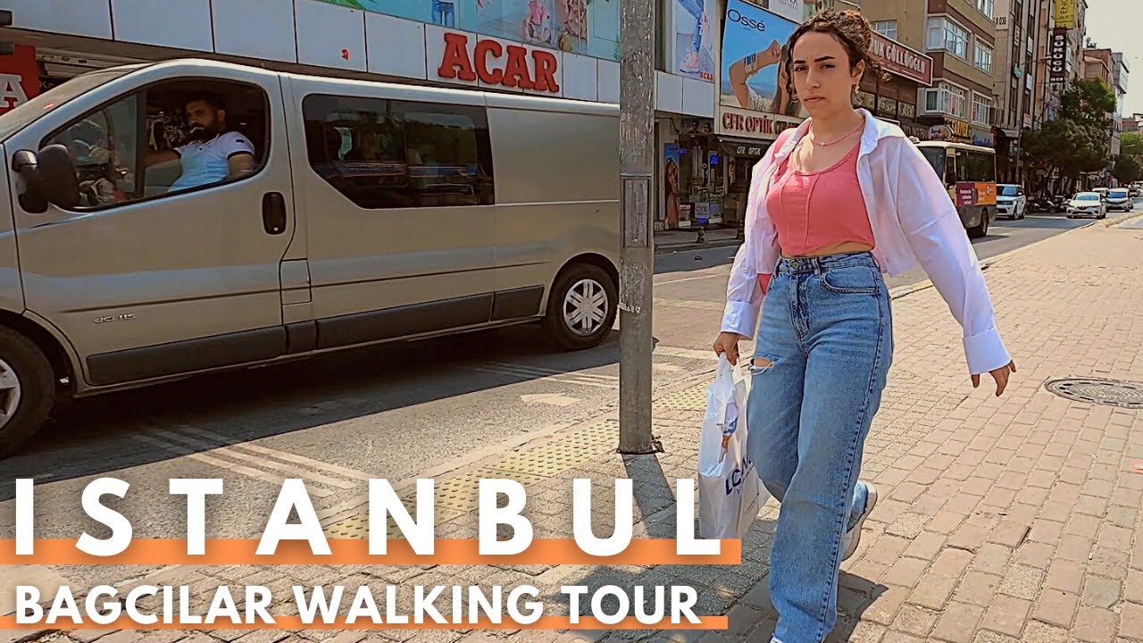 Istanbul Turkey Bağcılar 18 May 2022 Walking Tour | 4K UHD 60FPS | City Center