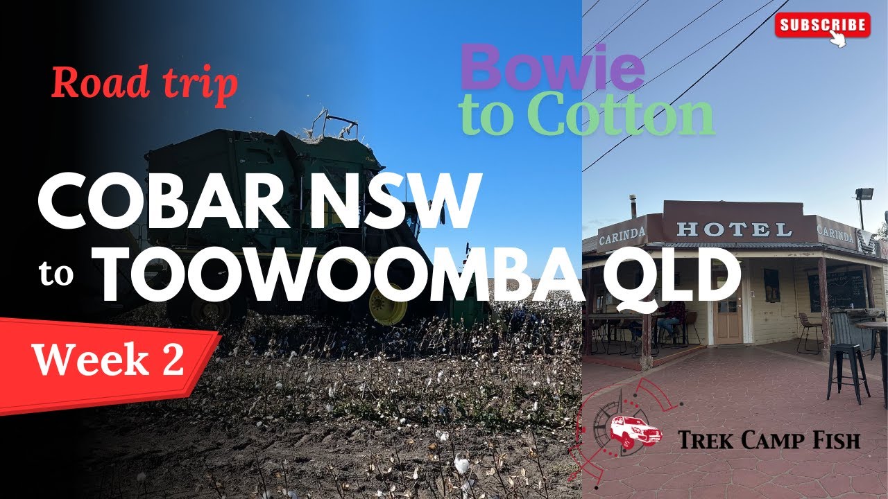 Road Trip to FNQ Come harvest some cotton with us , check out some silo art and camps along the way