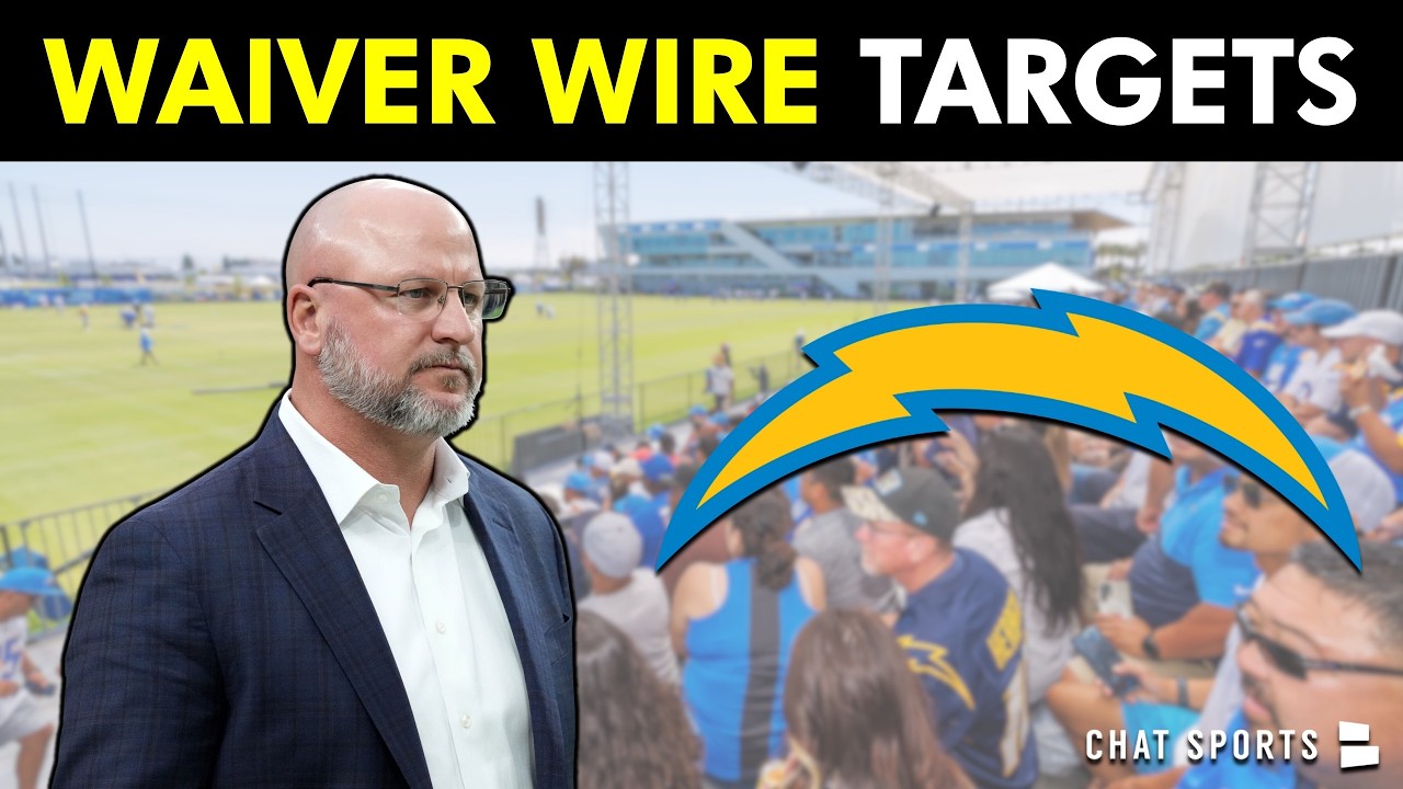 MAJOR LA Chargers Rumors On Waiver Wire + 5 Players Chargers Can Claim Ft. Frank Gore Jr.