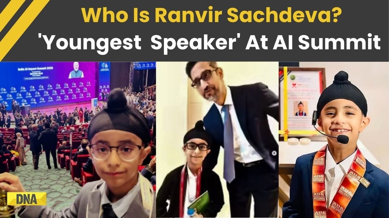 AI Summit: Ranvir Sachdeva, 8, Becomes Youngest Speaker At India AI Impact Summit 2026