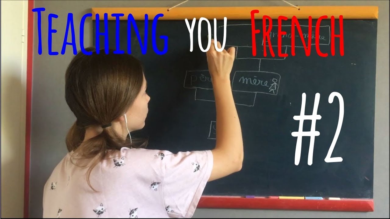 ASMR | RP: soft spoken French lesson on black board 2