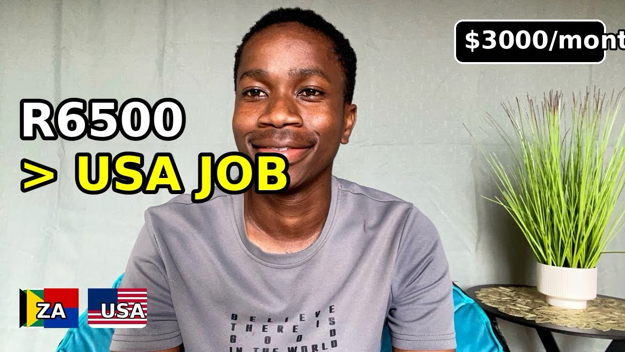 South Africa to USA: How I Got a $3000/Month Job by Paying R6500 😳 (Crazy Story)