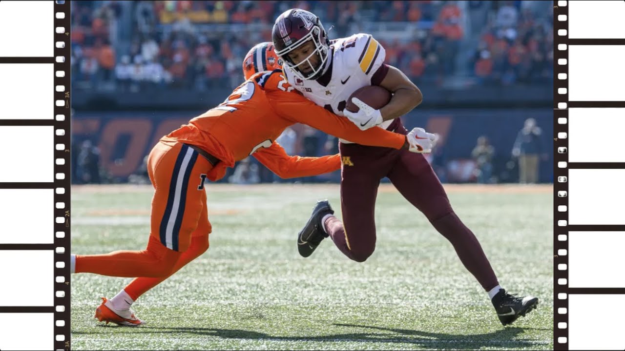 Minnesota Offense vs Illinois Defense - CFB Cutups Week 10 2024