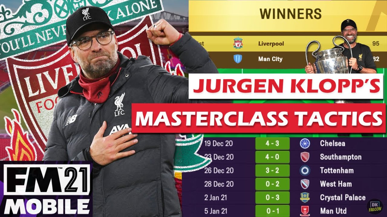 Football Manager 2021 MOBILE - JURGEN KLOPP'S LIVERPOOL TACTICS (4-3-3)