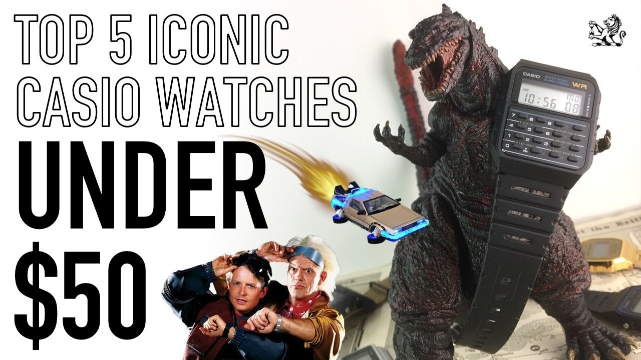 The Top 5 Most Iconic & Best Value Casio Digital Watches Under $50 - Reviews & Brief History