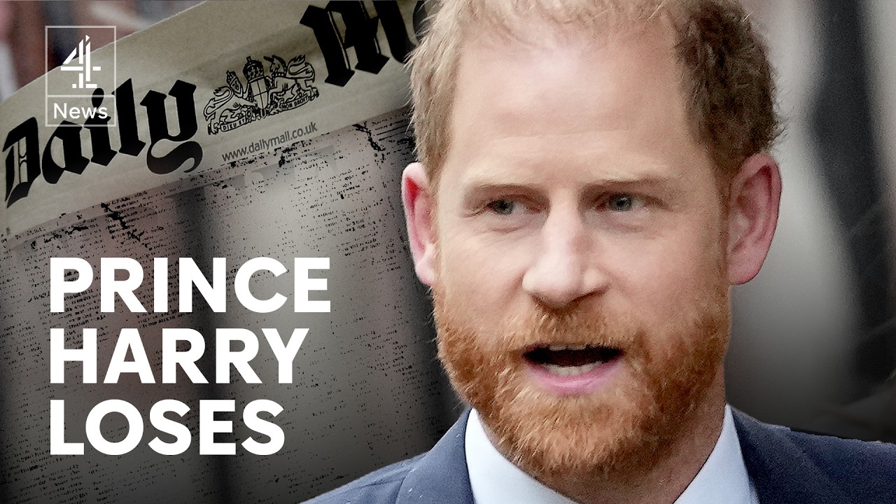 Prince Harry loses landmark case against Daily Mail publisher