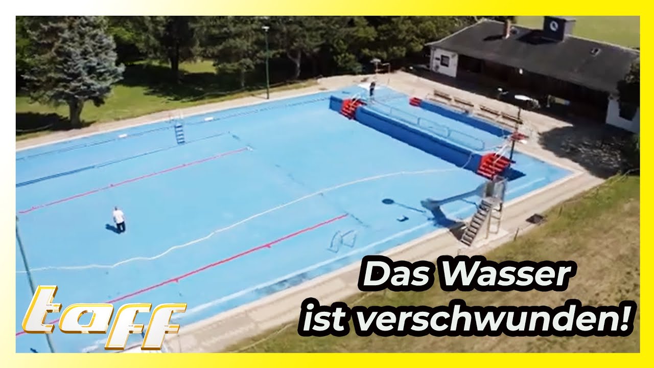 Das Freibad ohne Wasser - Wohin ist das Wasser verschwunden?!