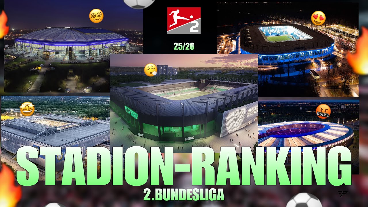 STADION-RANKING 2.Bundesliga 25/26 🏟️