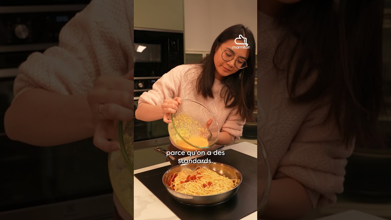 Spicy Carbonara au chorizo ❤️Ces pâtes au chorizo vont devenir ton nouveau plat préféré ! 🍝