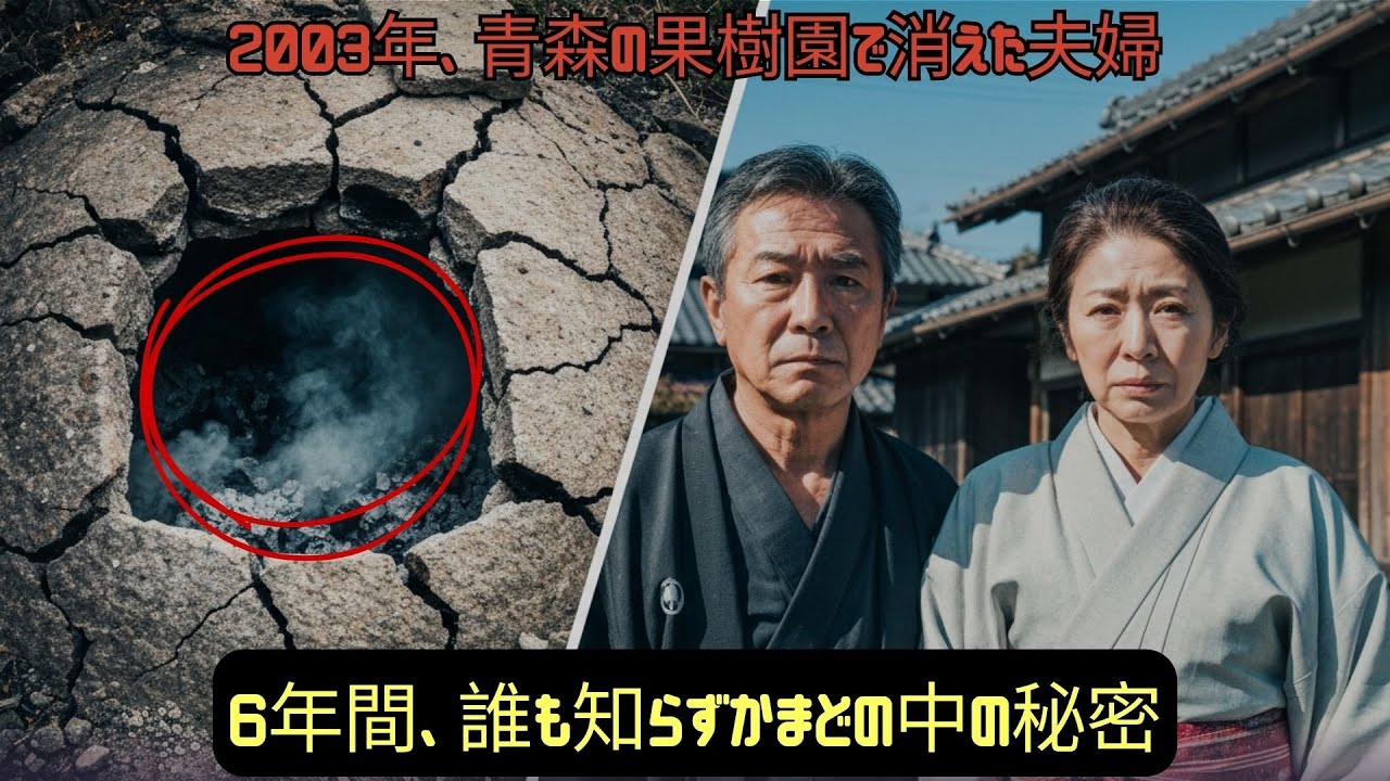 2003年、青森の果樹園で夫婦が忽然と失踪――6年後、誰も知らなかった「かまど」の秘密