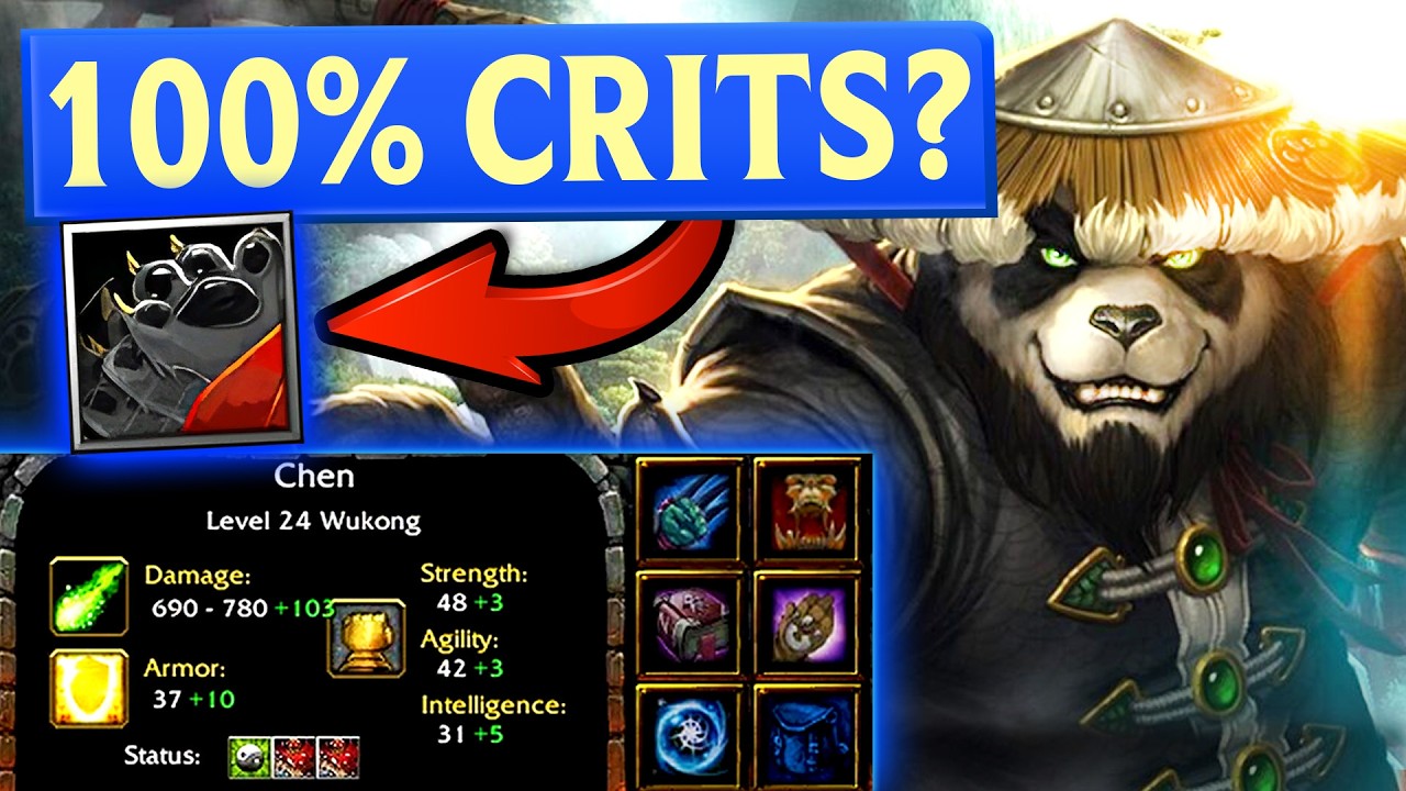 100% CRITS?! 🐼 PANDAREN | Survival Chaos (Panda 18/22)