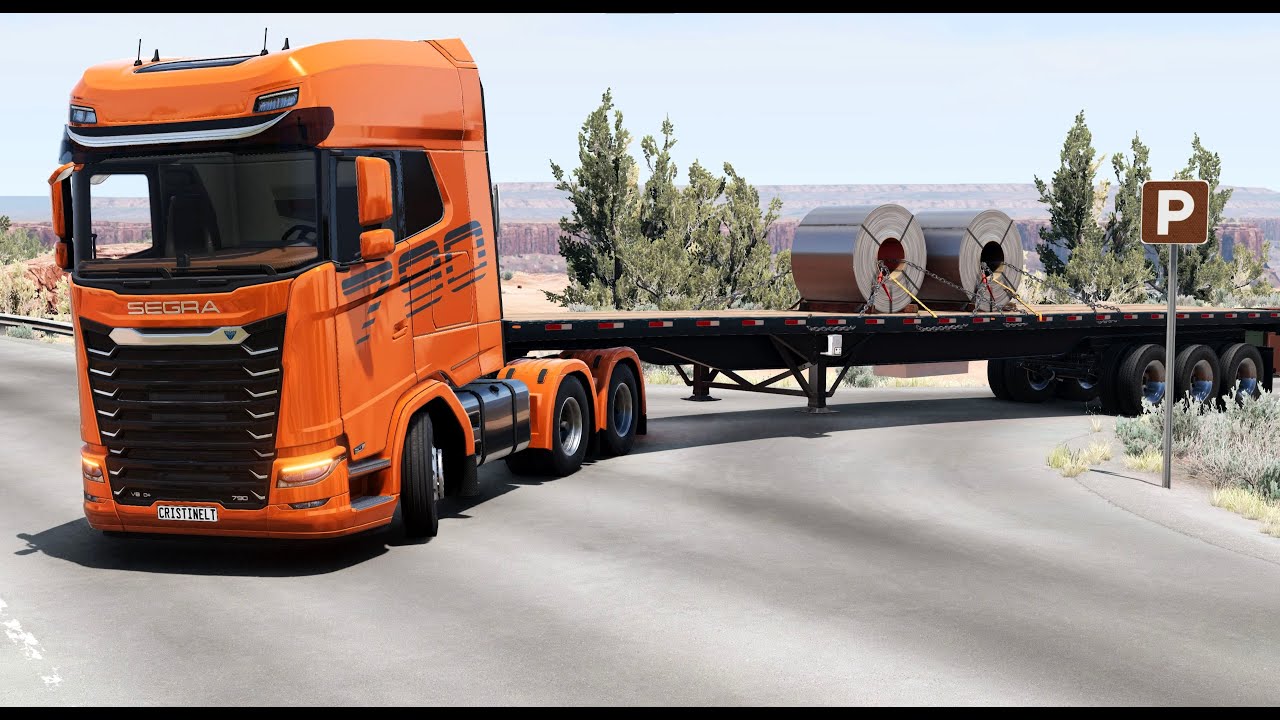 BeamNG Drive -  Segra Ultimat Transporting Steel Coils