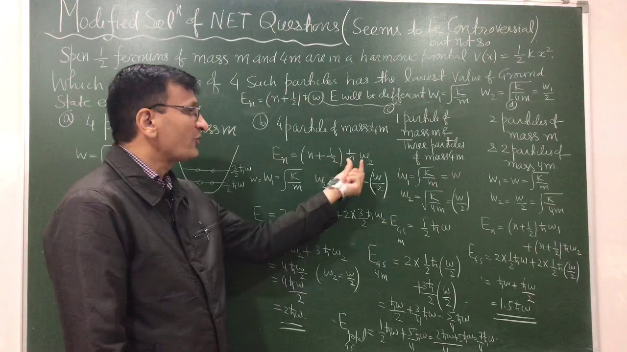 Modified Solution Of CSIR NET Exam ( Seems to be Controversial but not so )