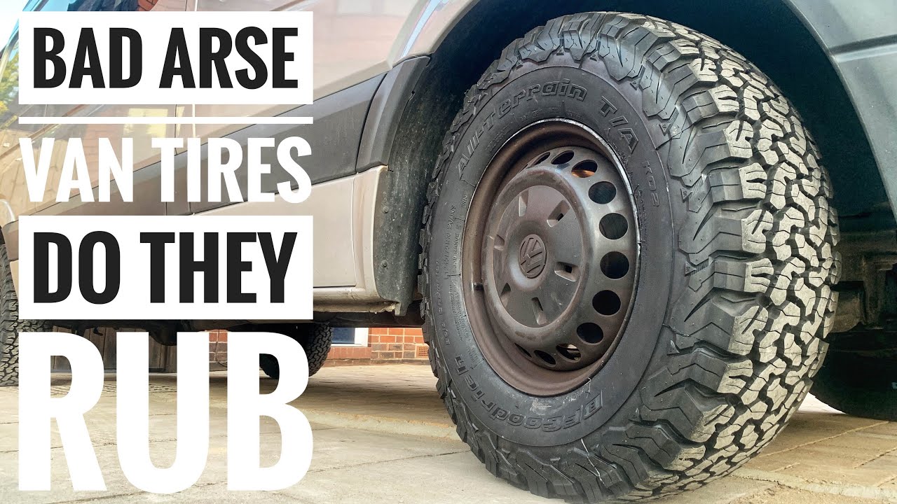 Campervan All Terrain Tires/ Do They Rub. BF Goodrich. Scoobie-Dee 53