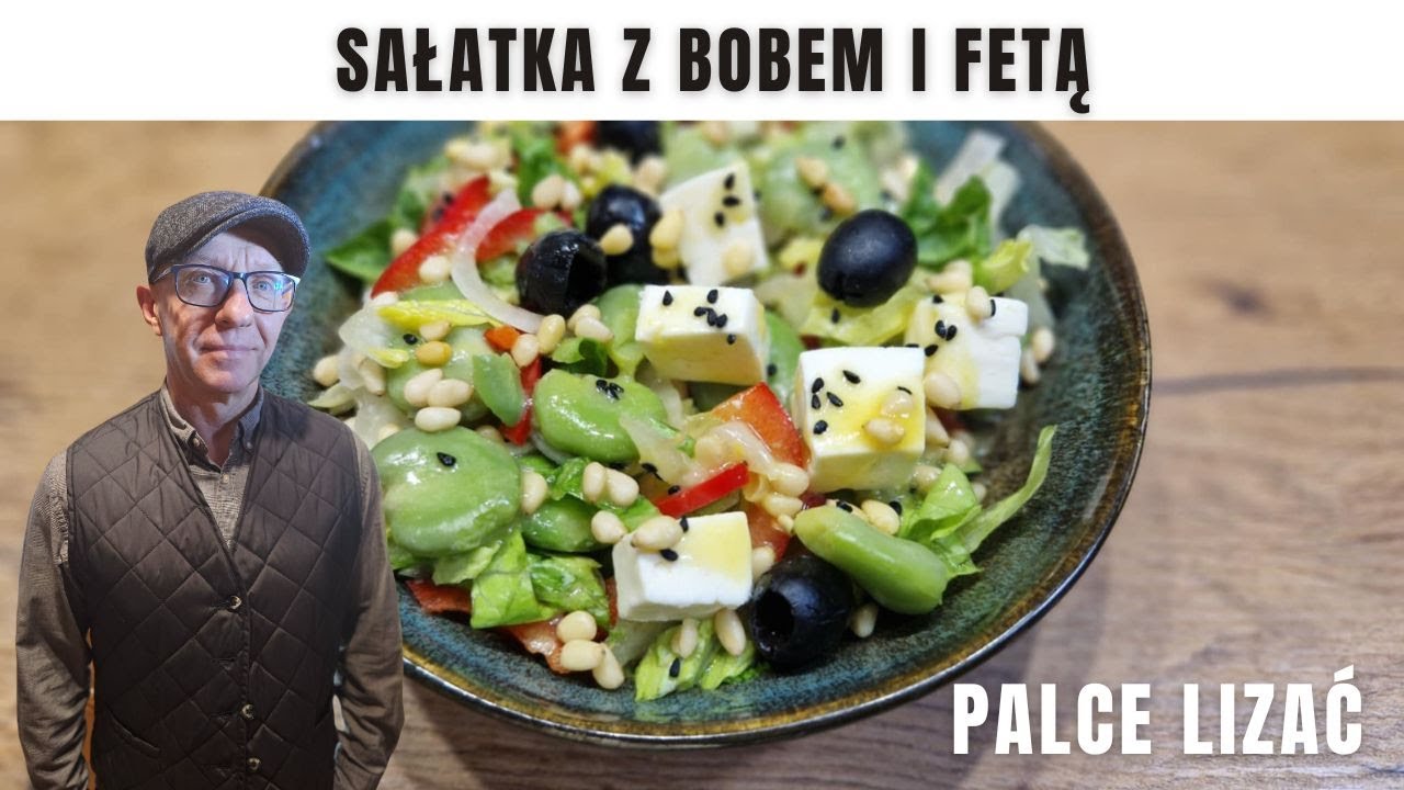 SAŁATKA Z BOBEM I FETĄ