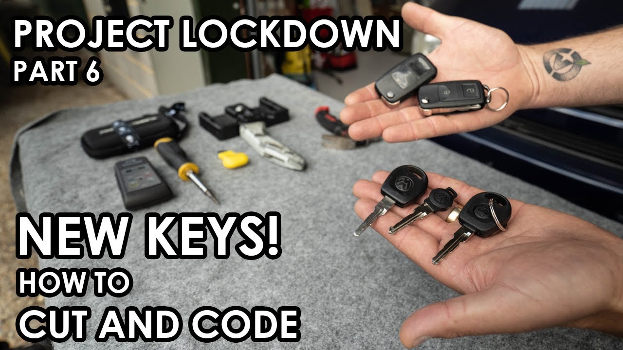 HOW TO PROFESSIONALLY CUT AND CODE NEW CAR KEYS (with bonus footage of re-casing a broken key fob)