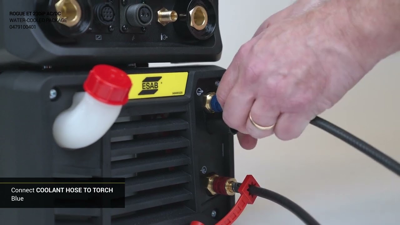 Getting Started with the ESAB Rogue ET 230iP AC/DC Water-Cooled TIG Welder