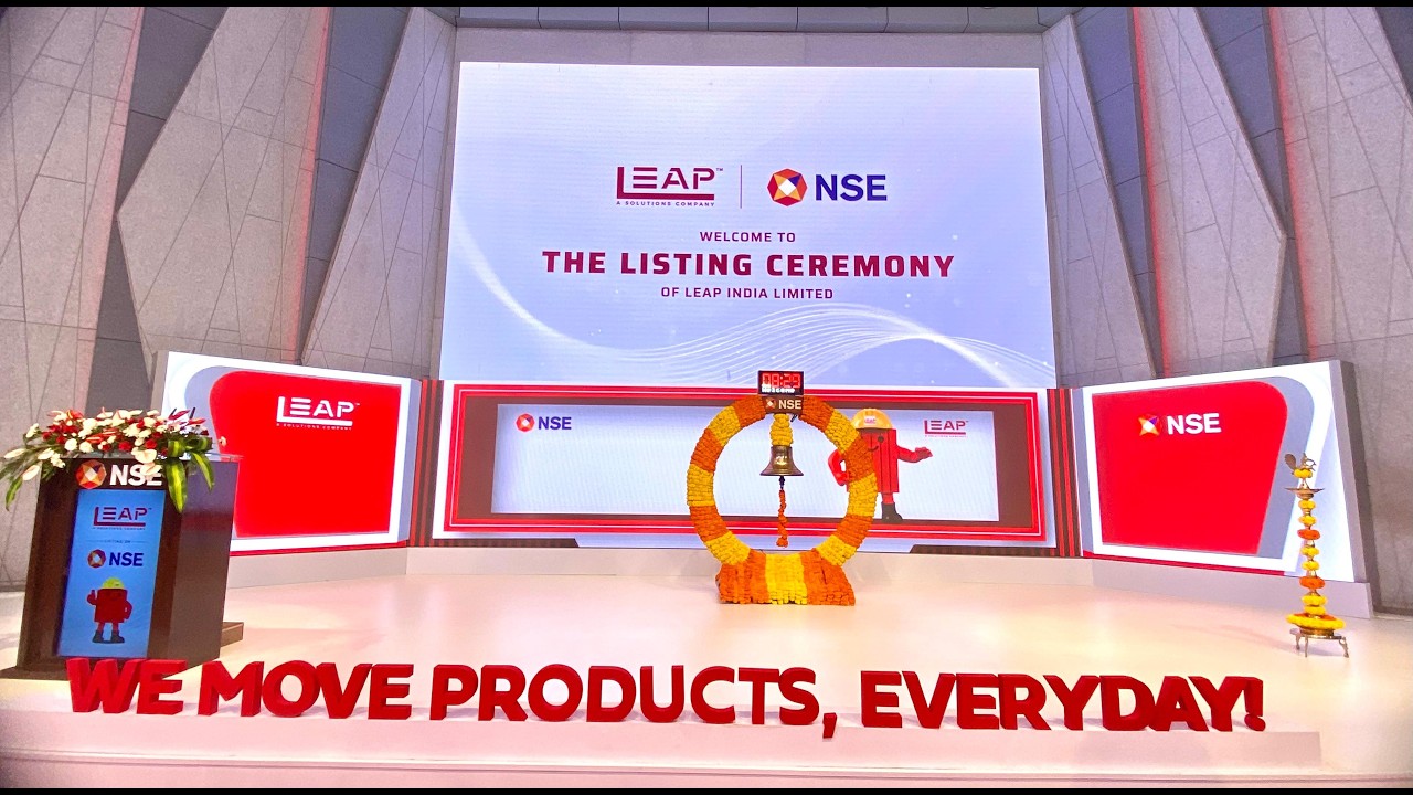 Listing ceremony of Leap India Limited