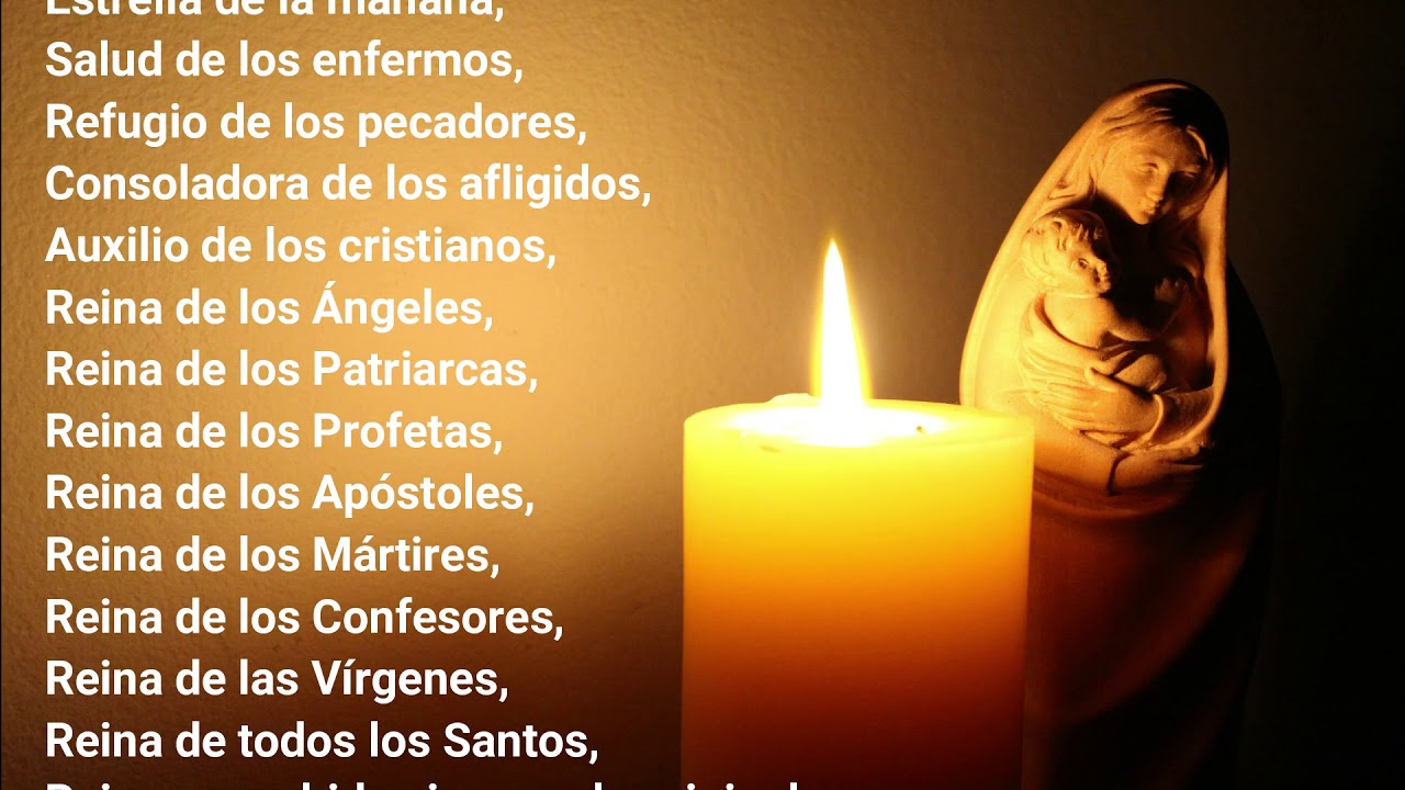 Letanías de la Virgen. Letanías de Nuestra Señora. Sólo Letanías con Salve. Del Santo Rosario.