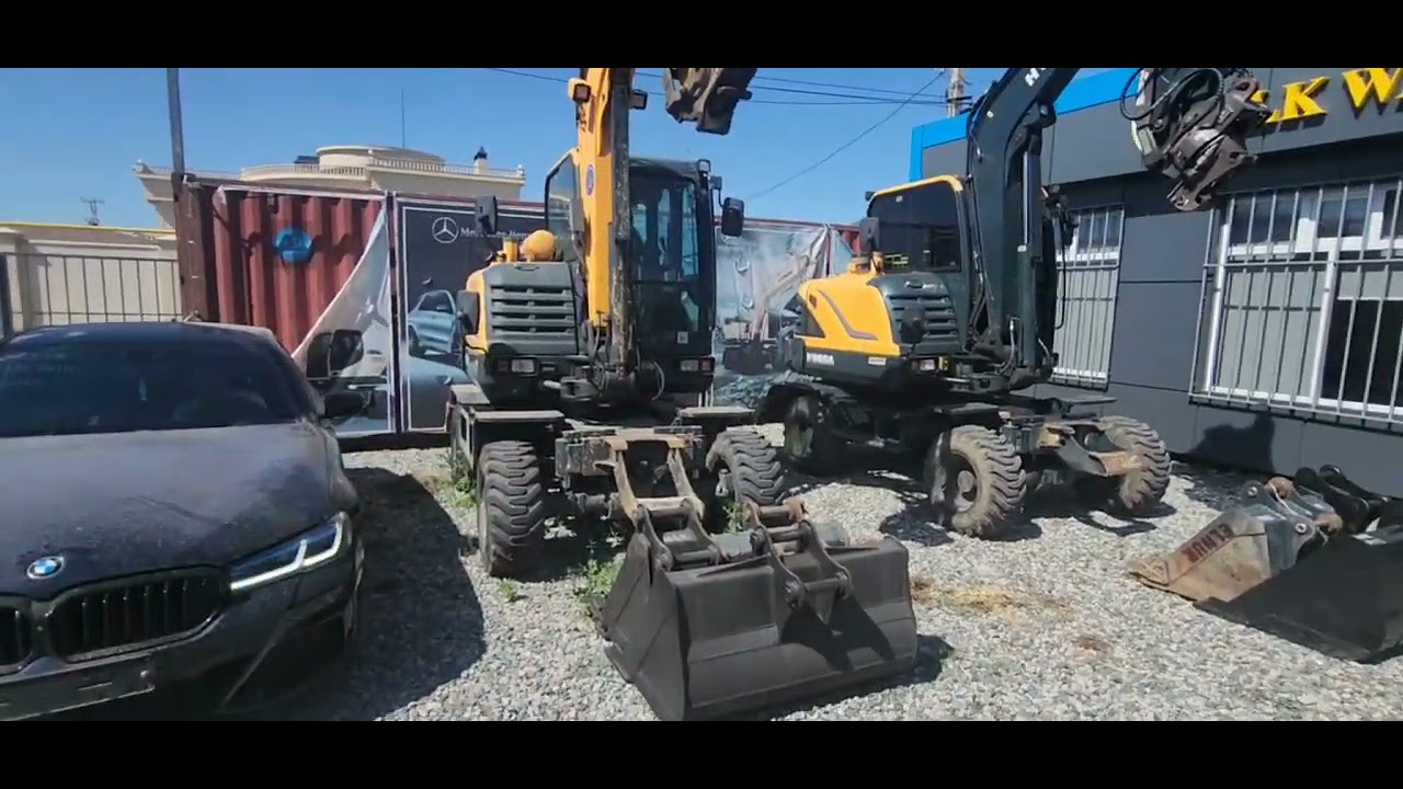 Экскаваторлор Бишкекте