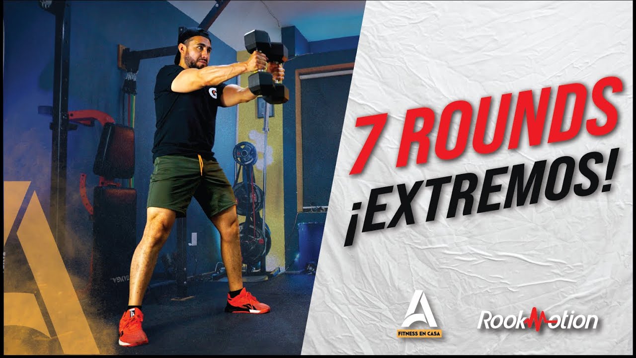 Rutina de ¡ALTA INTENSIDAD! ⚠️ 7 Rounds Extremos 🏠 CrossFit en casa
